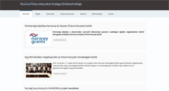Desktop Screenshot of kisvarosok.hu